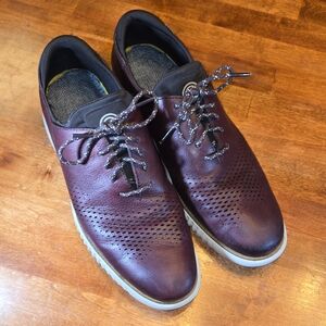 Cole Haan Dark Brown Leather Oxfords